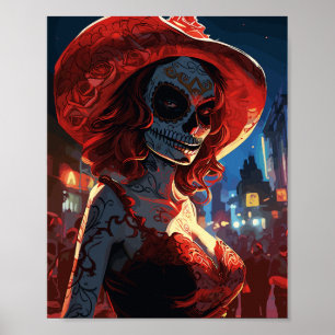 Affiche La Calavera Catrina