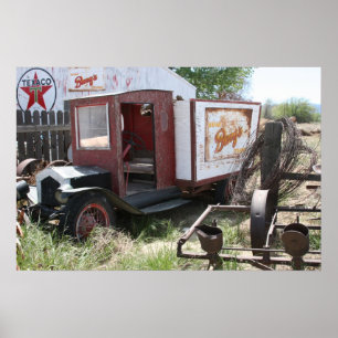 Affiche La Californie a abandonné le camion de Barq
