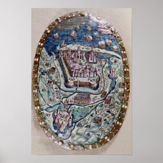 Affiche La capture de Calais par les Français en 1558 (Devant)