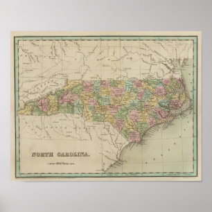 Affiche La Caroline du Nord 5