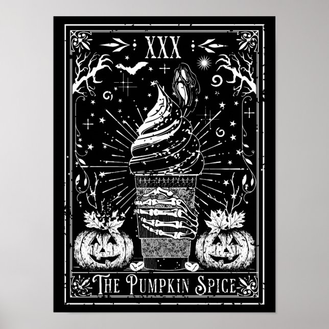 Affiche La carte de tarot Pumpkin Spice (Devant)