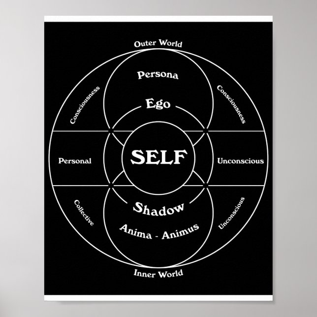 Affiche La carte des psychés de Carl Jung (Devant)