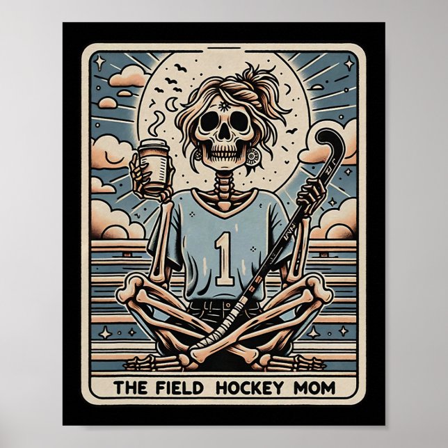 Affiche La carte tarot de la mère de hockey sur gazon  (Devant)