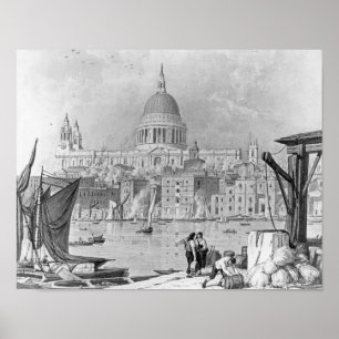 Affiche La cathédrale de St Paul