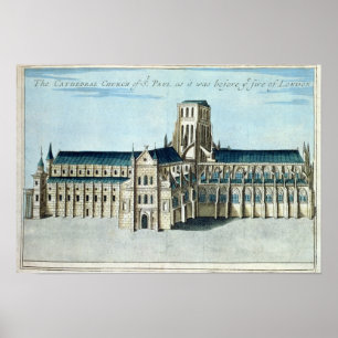 Affiche La cathédrale de St Paul
