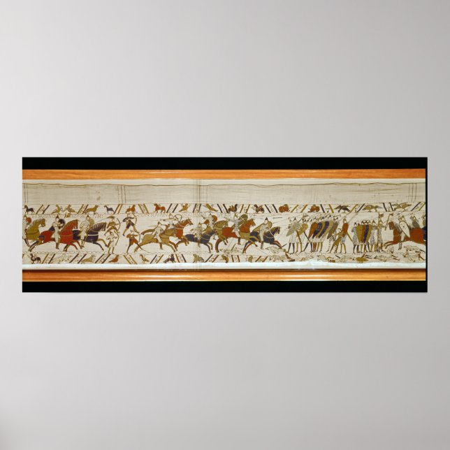 Affiche La cavalerie normande attaque les Anglais (Devant)