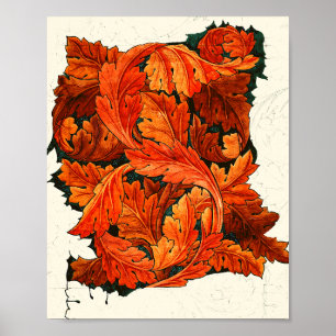 Affiche La célèbre œuvre d'art d'Acanthe de William Morris