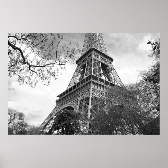 Affiche La célèbre tour en toile (Devant)