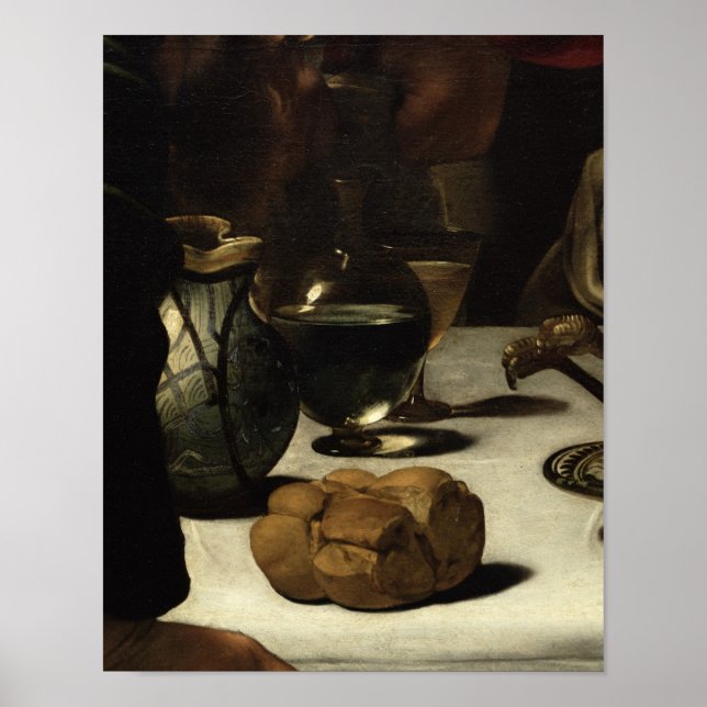 Affiche La Cène à Emmaüs, 1601 (Devant)
