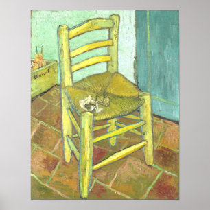 Affiche La chaise de Vincent van Gogh (1888)