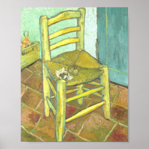 Affiche La chaise de Vincent van Gogh (1888)