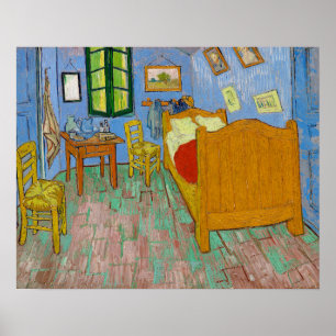 Affiche La chambre (1889) par Vincent Van Gogh