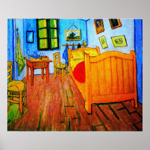 Affiche La chambre à coucher de Vincent van Gogh dans