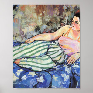 Affiche La Chambre Bleue De Suzanne Valadon
