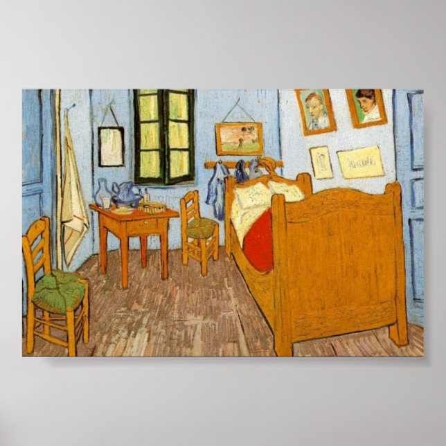 Affiche La chambre de Van Gogh (Devant)