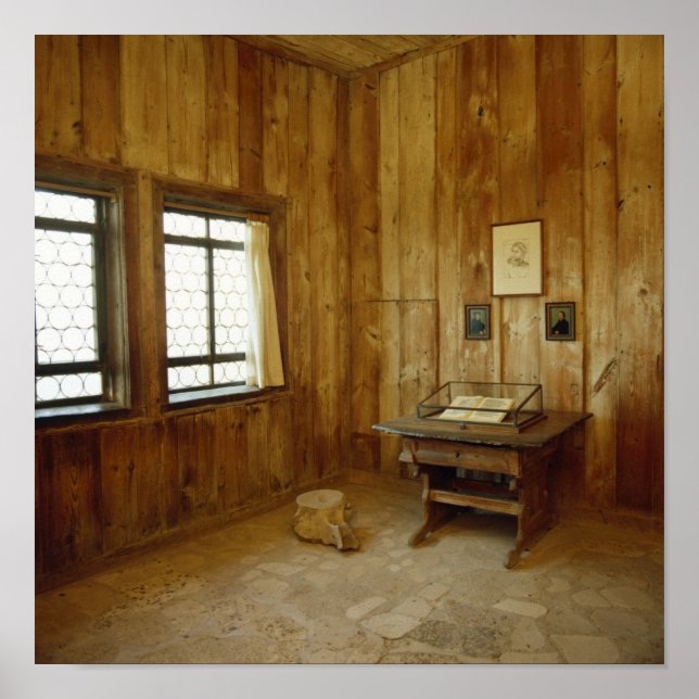 Affiche La chambre Luther dans le château de Wartburg (Devant)