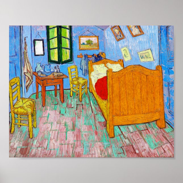 Affiche La Chambre, Van Gogh (Devant)