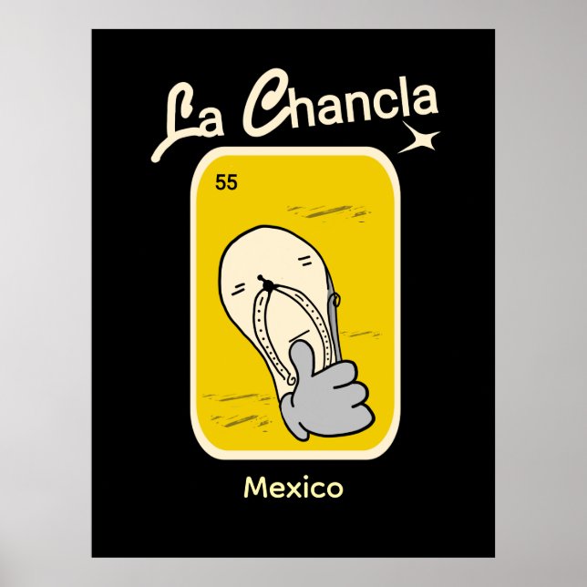 Affiche La Chancla jaune  (Devant)