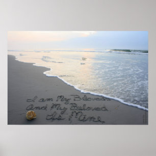 Affiche La chanson de Beachwrite du 6:3 de Solomon