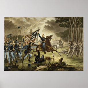 Affiche La charge de Kearny