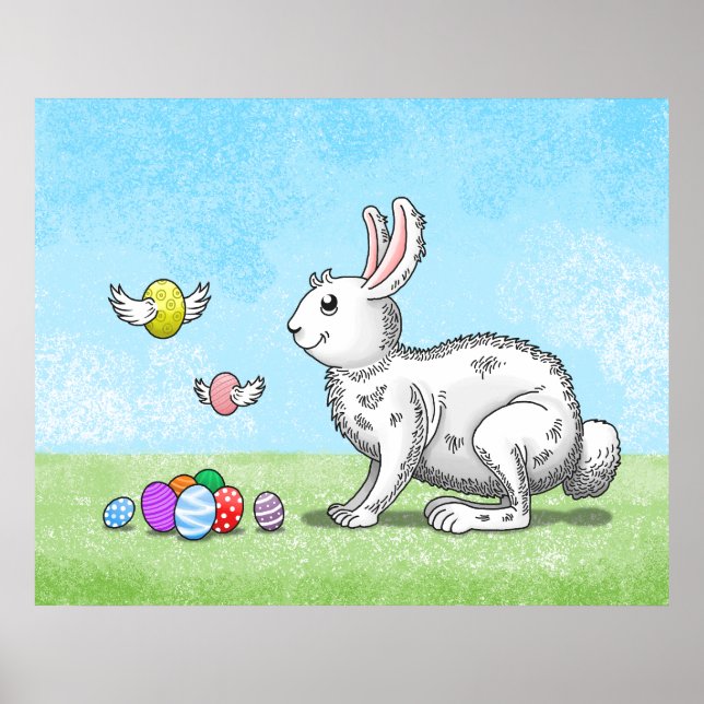 Affiche La chasse aux œufs du lapin de Pâques (Devant)