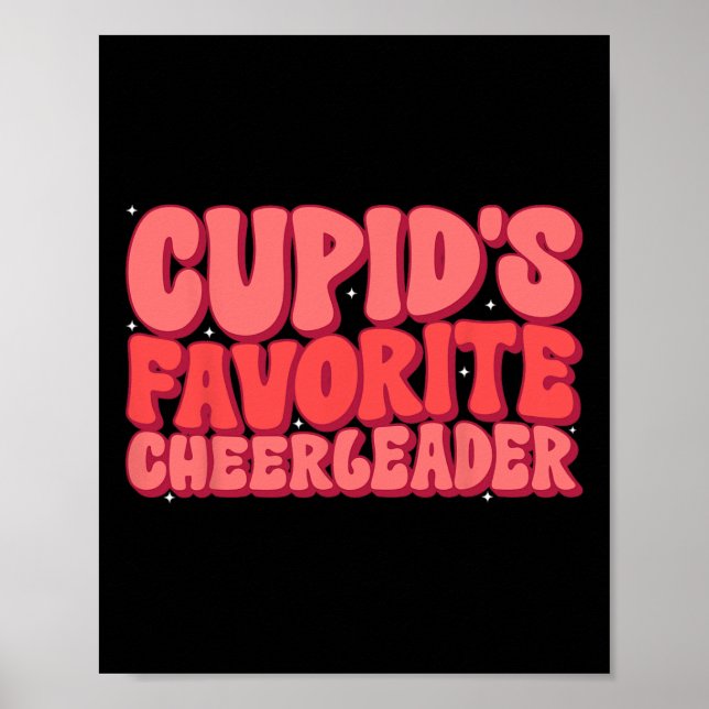 Affiche La cheerleader préférée de Cupidon pour la Saint-V (Devant)