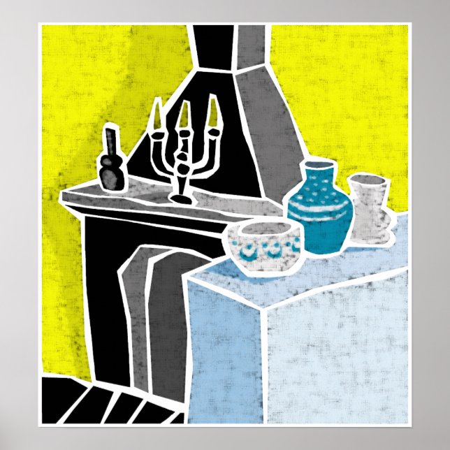 Affiche La cheminée (Devant)