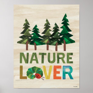 Affiche La chenille affamée   Nature Lover