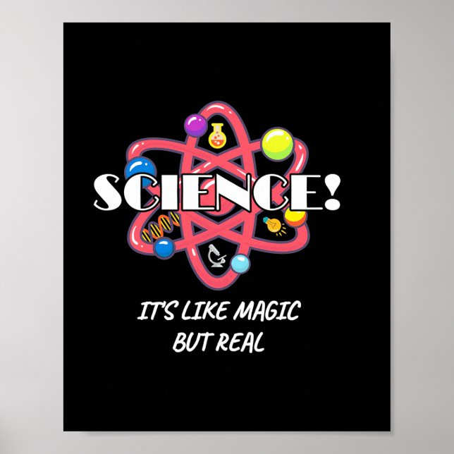 Affiche La Chimie De L'Enseignant La Science Est Comme La  (Devant)
