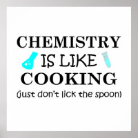 la chimie est comme la cuisine
