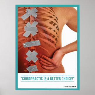 Affiche La chiropratique est un meilleur choix