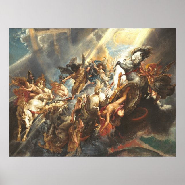 Affiche La Chute de Phaeton - Peter Paul Rubens Art (Devant)