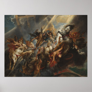 Affiche La chute de Phaeton - Rubens Mythologie Art Imprim