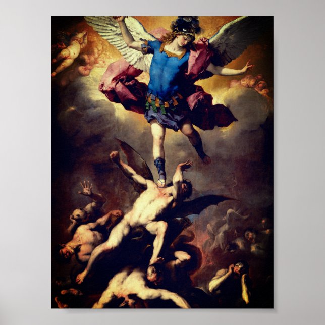 Affiche La chute des anges rebelles (Luca Giordano) (Devant)