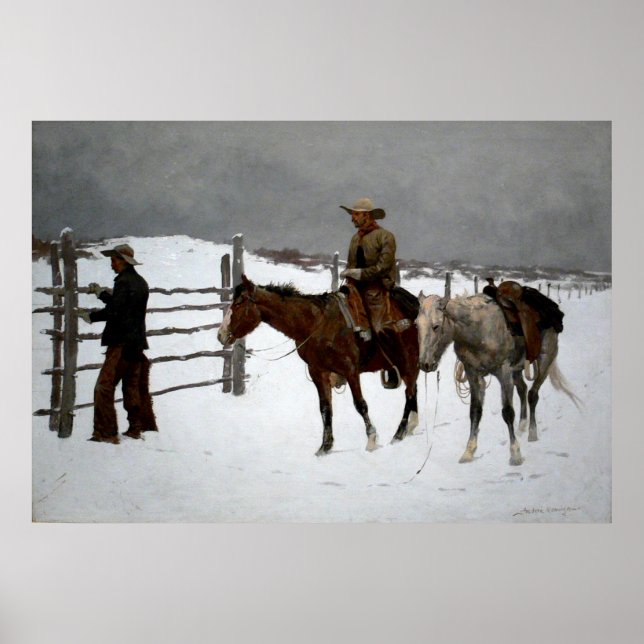 Affiche La chute du cowboy (Devant)