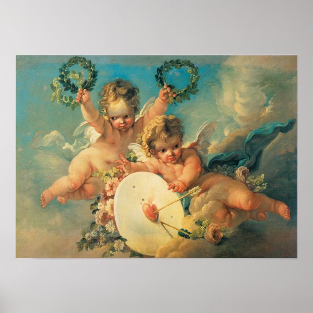 Affiche La Cible D'Amour, 1758 (Devant)