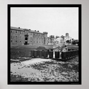 Affiche La Citadelle de Charleston, SC 1865