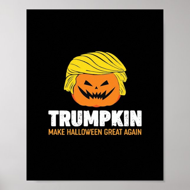 Affiche La citrouille rend l'Halloween grand à nouveau cla (Devant)