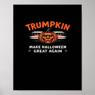 Affiche La citrouille rend l'Halloween grand à nouveau cla