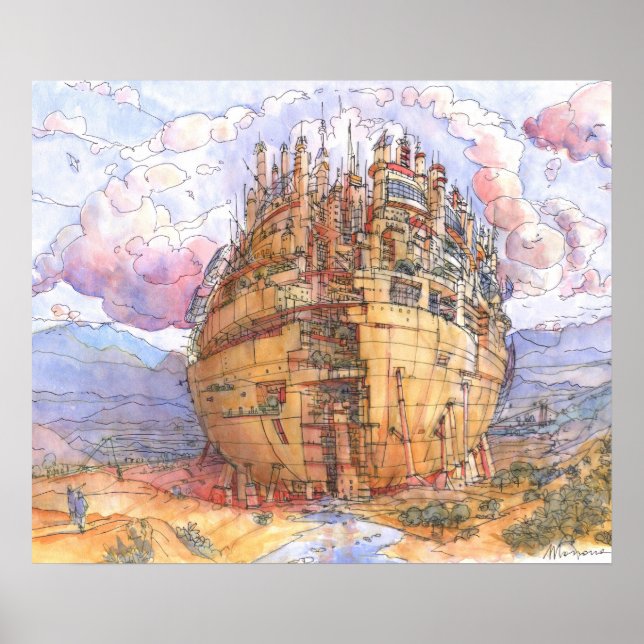 Affiche La Citta' Sferica (Devant)