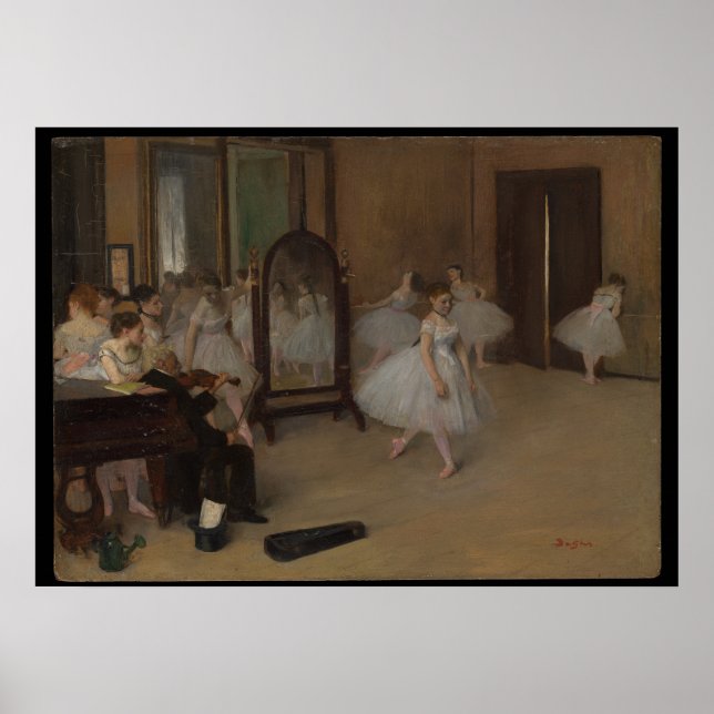 Affiche La Classe de danse (Devant)