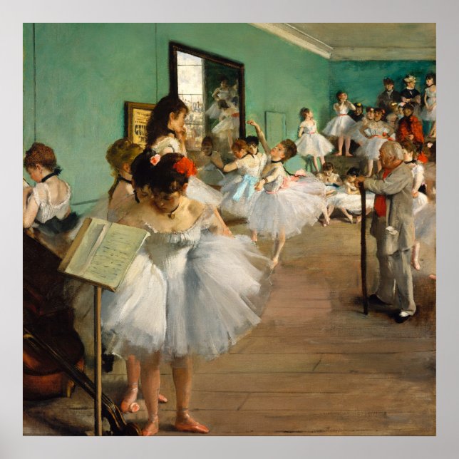 Affiche La Classe de Danse (1874)  (Devant)