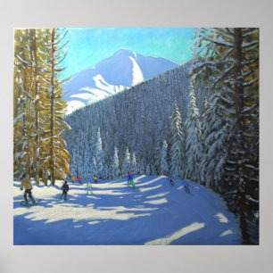 Affiche La Clusaz 2012 de Beauregard de ski