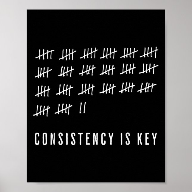 Affiche La Cohérence Est La Motivation Clé La Conception D (Devant)
