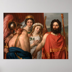 Affiche La colère d'Achille, 1819