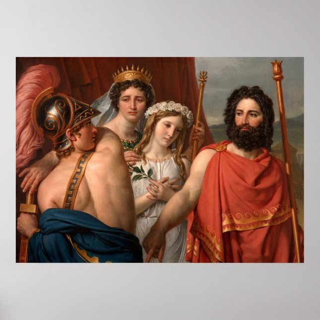 Affiche La colère d'Achille, 1819 (Devant)