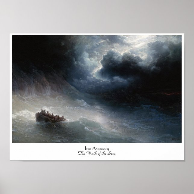 Affiche La Colère des mers Ivan Aivazovsky (Devant)