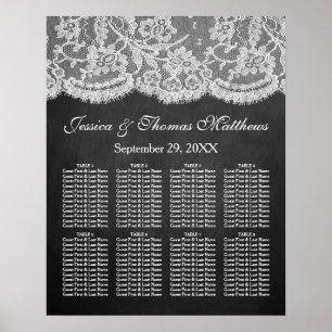 Affiche La collection de Mariages Chalkboard & Lace