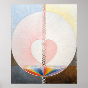 Affiche La Colombe, n° 1, Hilma af Klint, Cœur