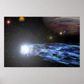 Affiche La comète de Jupiter